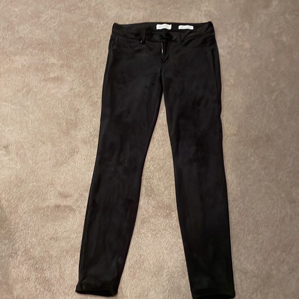 Jessica Simpson black suede like size 27 skinny jeans